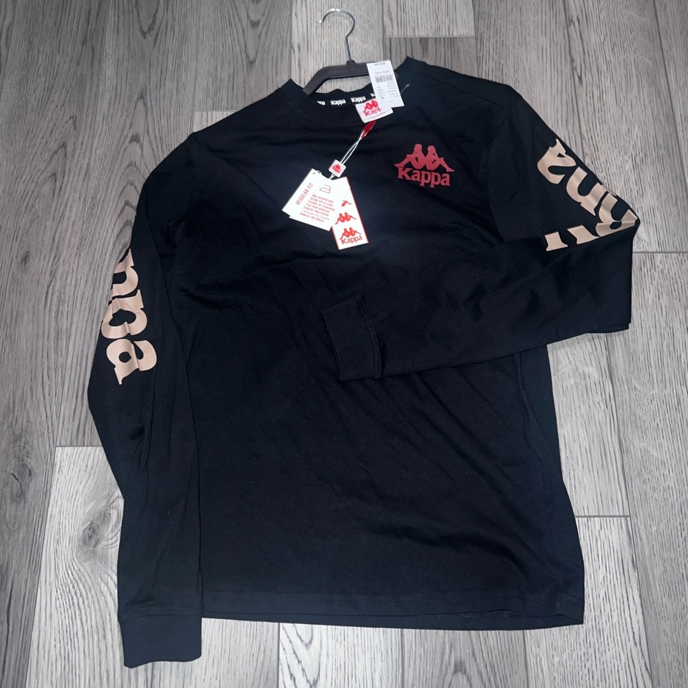 Black KAPPA long sleeve shirt